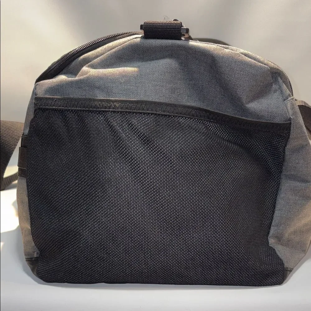 Puma Black and Gray Duffel Bag
